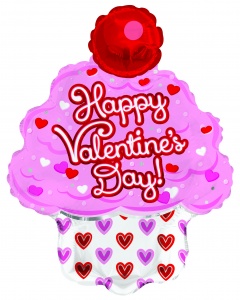 Happy Valentines Day Cupcake
